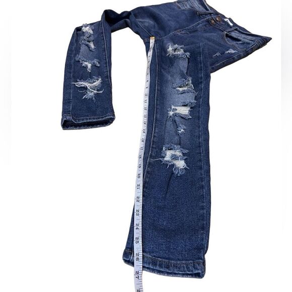 Luna Nora high rise skinny jeans distressed size 8 - Picture 14 of 16